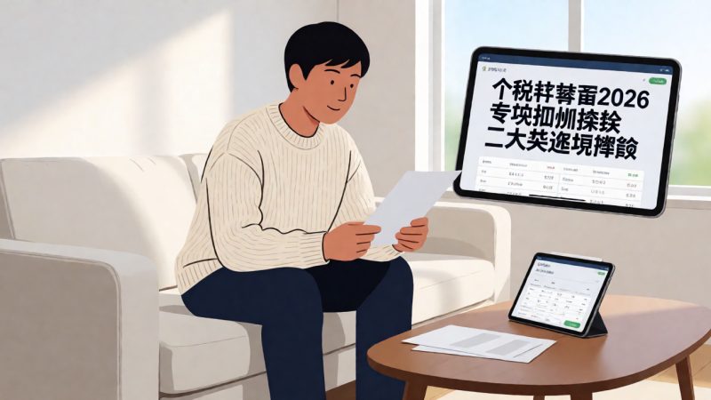 个税计算器2026专项附加扣除七大类逐项解读:怎 配图