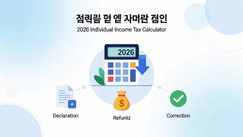 个税计算器2026算完之后:申报、退税与更正流程 配图
